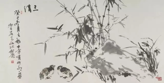 袁子良-国画-三清.jpg