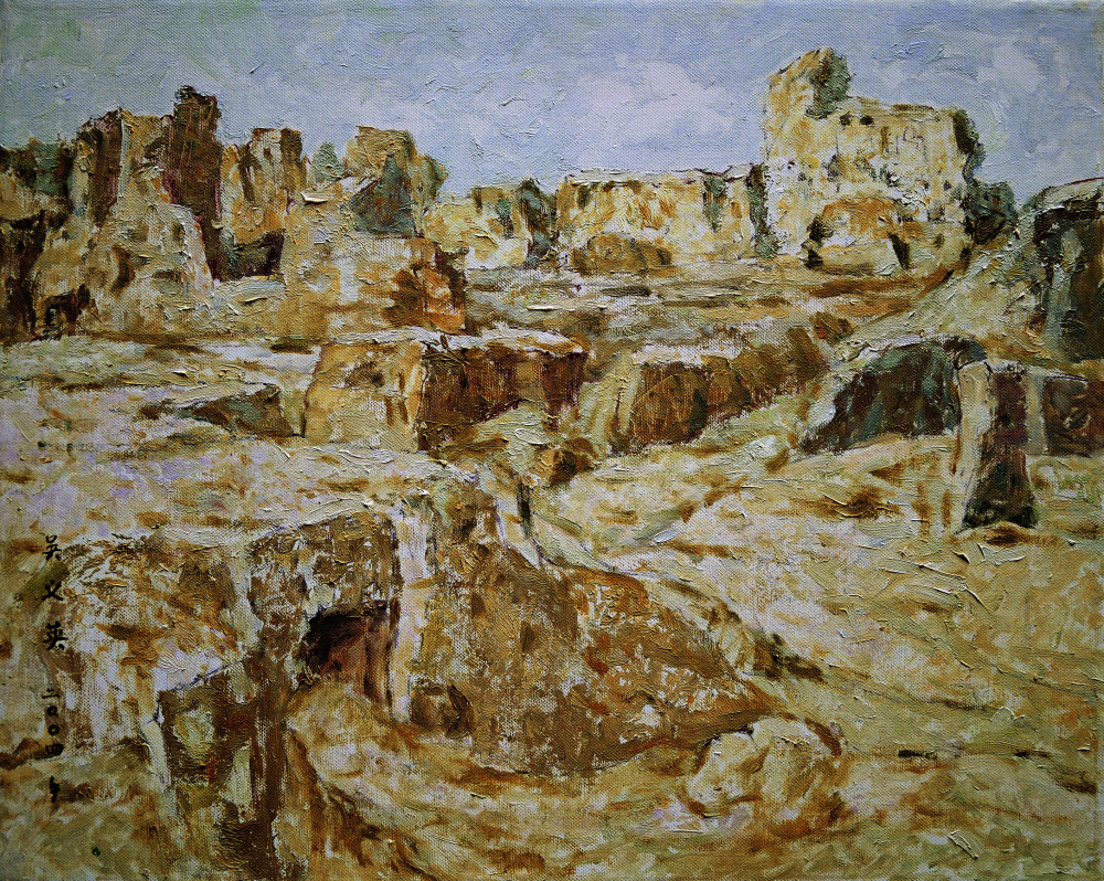 吴义英 《云淡风轻》 50cm x 40cm 2004年.jpg