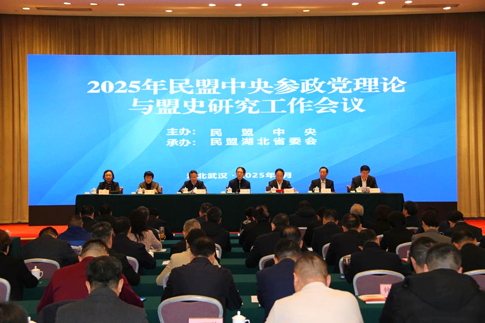 2025年民盟中央参政党理论与盟史研究工作会议在武汉召开